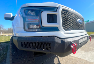 Ford F-150 Bumper - Front - Fishbone Offroad - Pelican - Black Texture - `18-`20